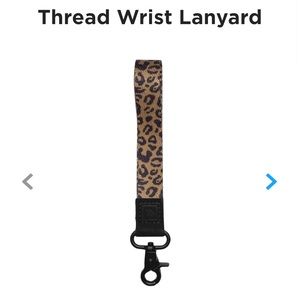 Thread Wrist Lanyard Cheetah Print